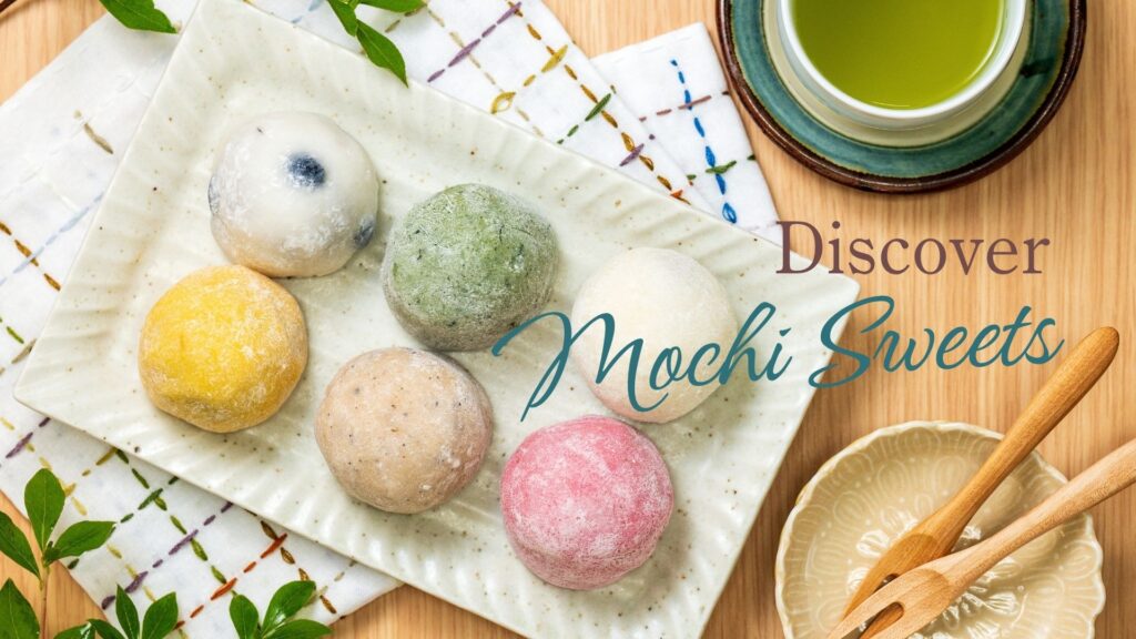 Discover Mochi Sweets featuring colorful daifuku from Kamikawa, Hokkaido